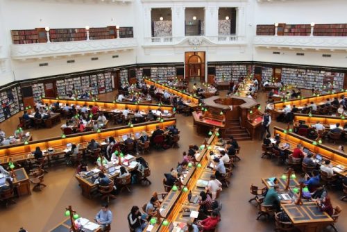 biblioteca estudiantes USA